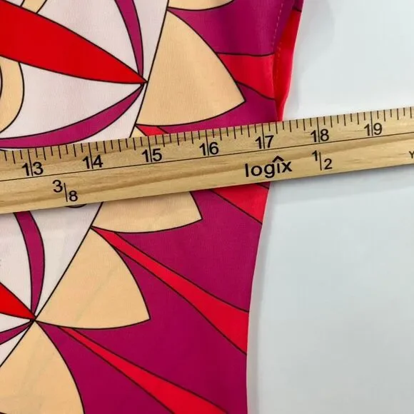 Y2K Retro Abstract Print Mini Women's Dress - Picture 3 of 4